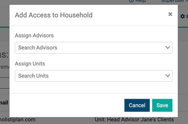Add Access to Household
