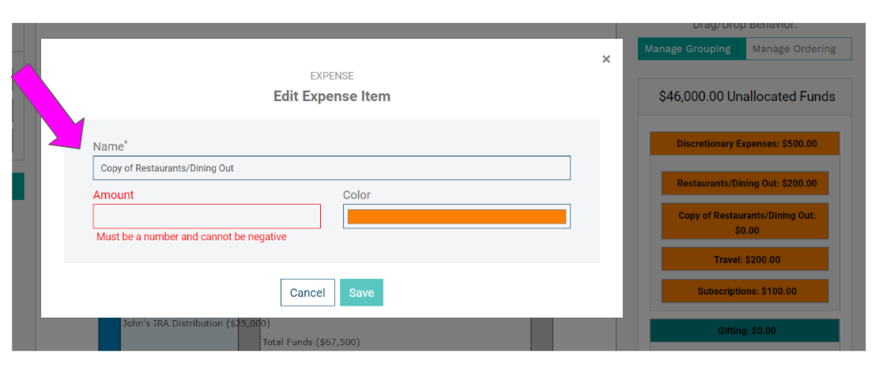 How do I add and/or delete income and expense items within cash flow ...