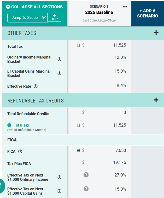Ordinary Income Examples Why is the effective rate on the next $1,000 of ordinary income 27% ...