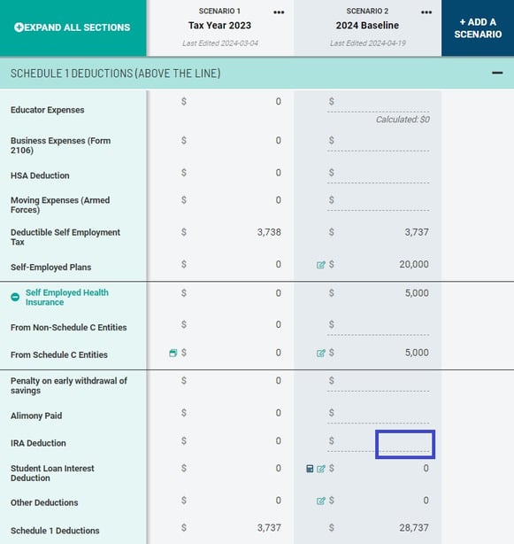 IRA Deduction