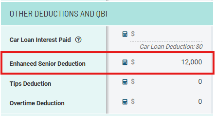 ESenior Deduction