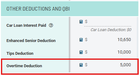 Overtime Deduction