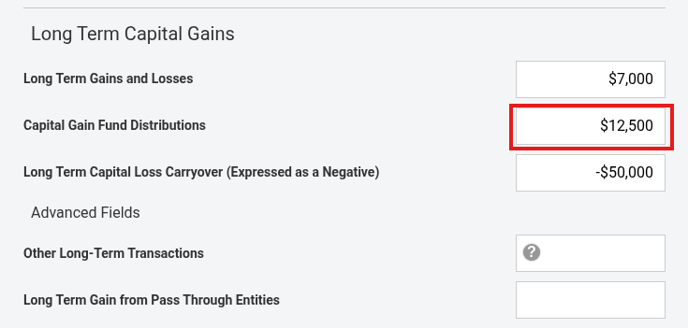 Capital Gains Distributions