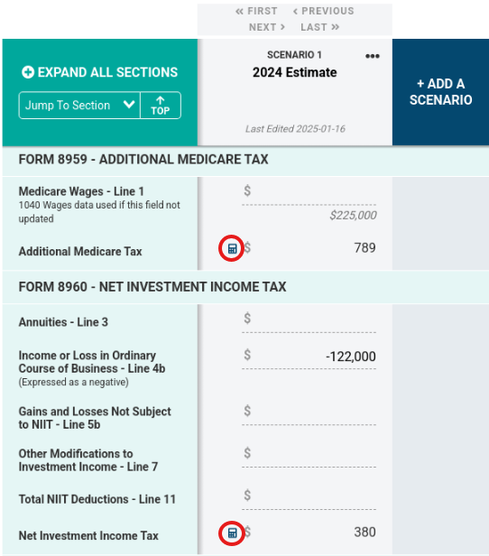 Other Tax - Med NIIT