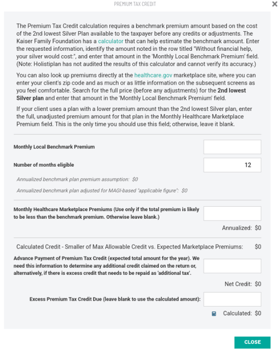 Refundable Credits - PTC