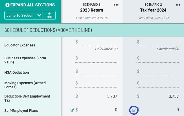 Where Do I Enter Contributions to Retirement Plans for Self-Employed ...