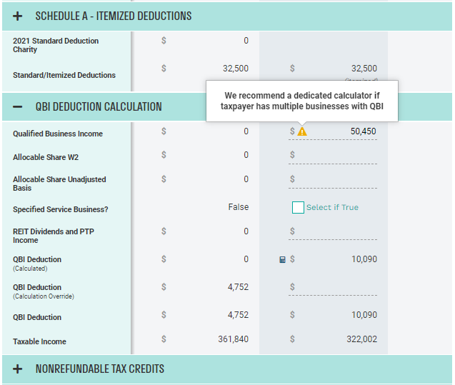 Qualified Business Income (QBI) Deduction